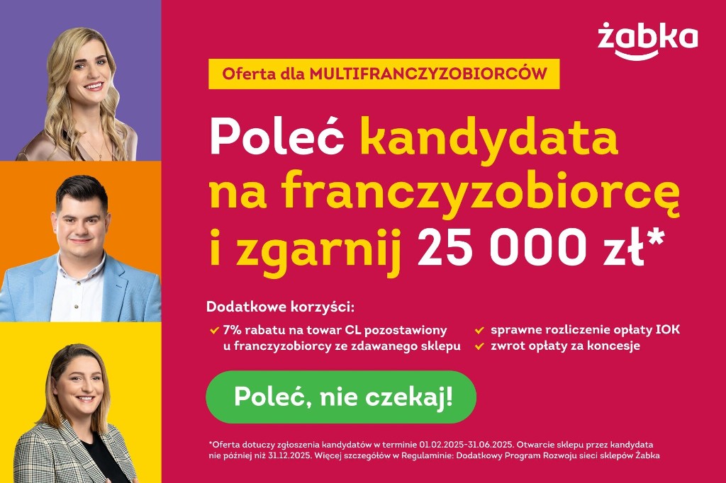 Oferta dla multifranczyzobiorców: polecenie kandydata i korzyści z programu poleceń Żabka